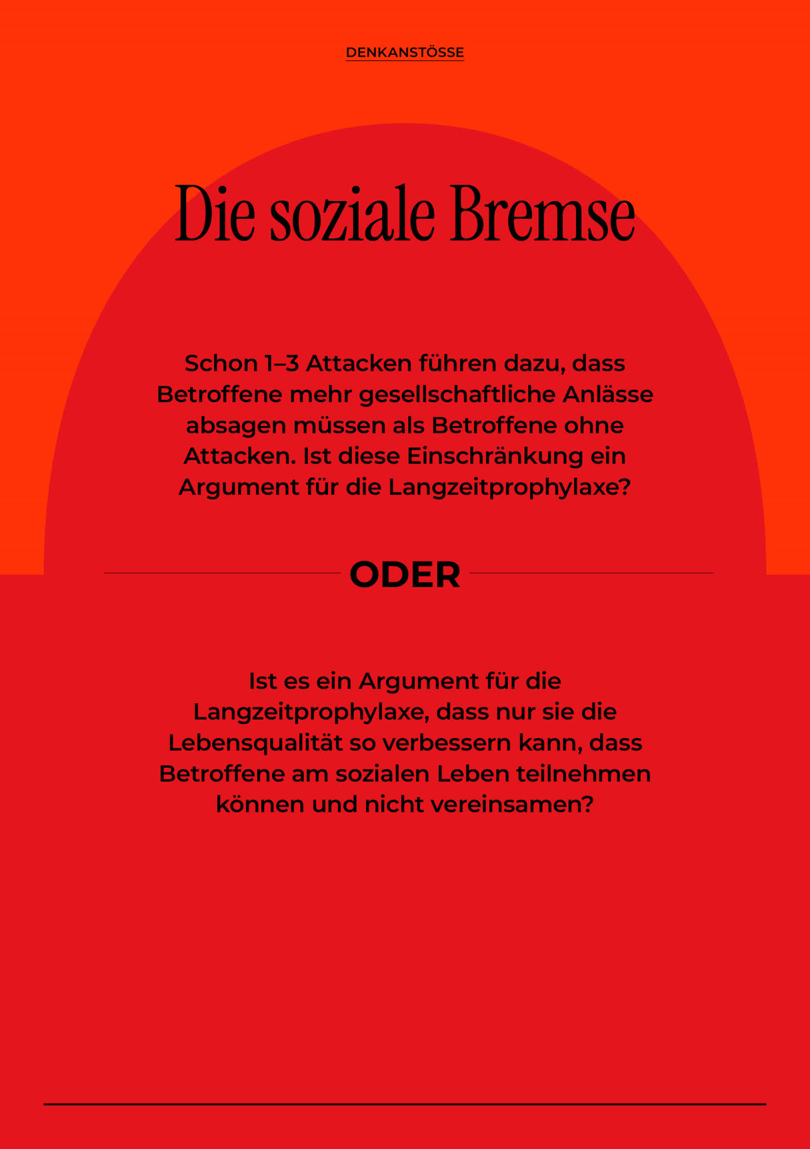 Dekanstösse zu HAE