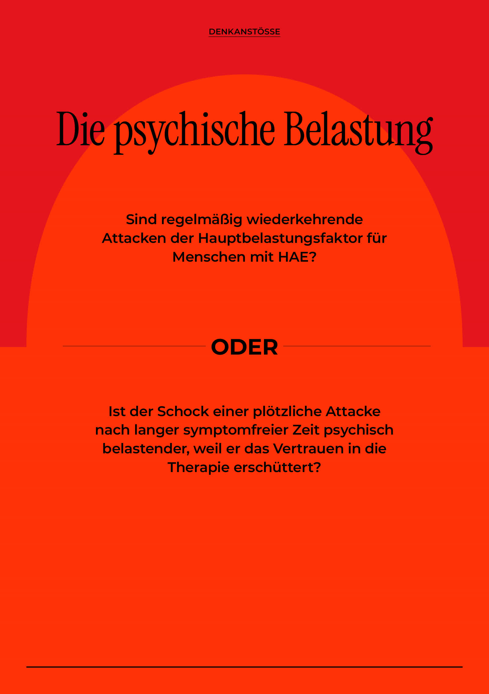 Dekanstösse zu HAE