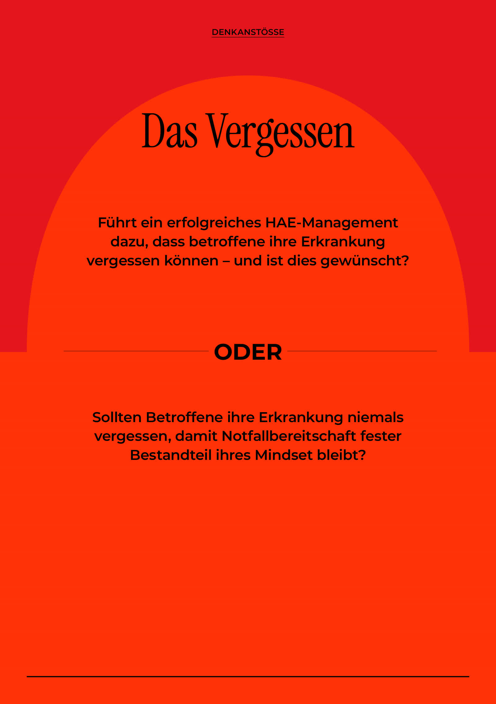Dekanstösse zu HAE