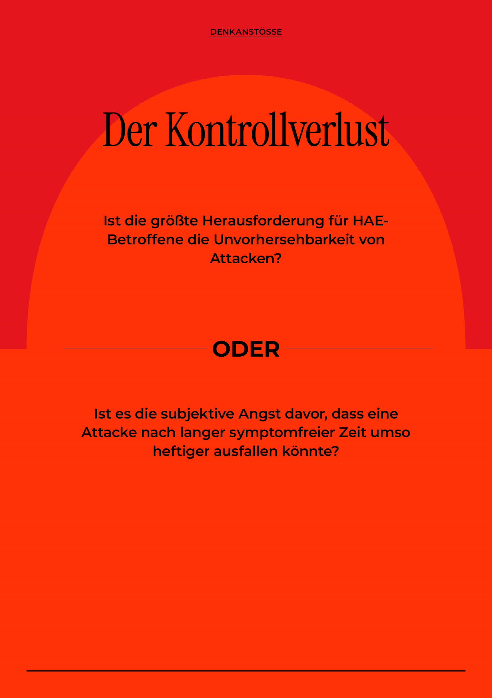 Dekanstösse zu HAE