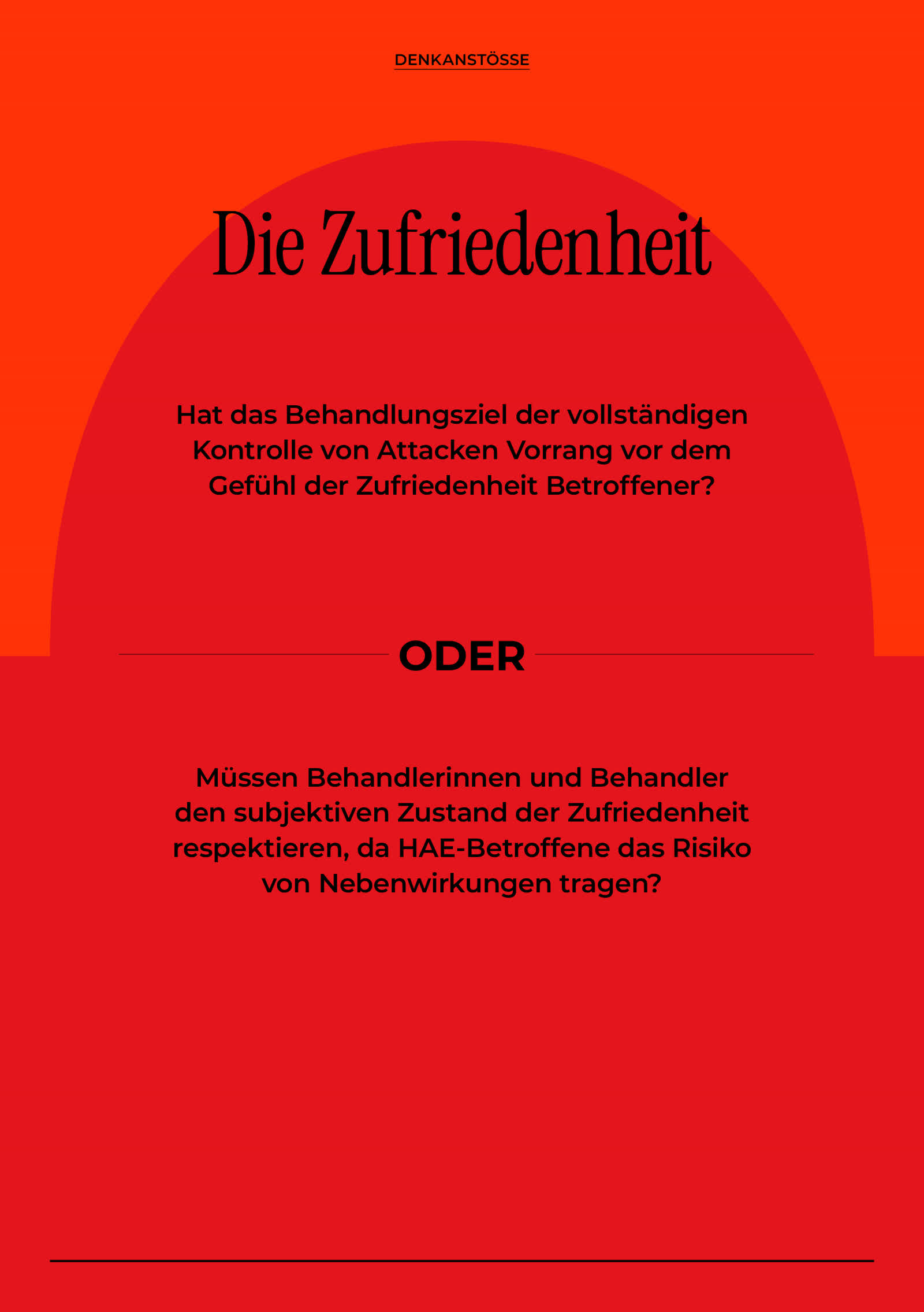 Dekanstösse zu HAE