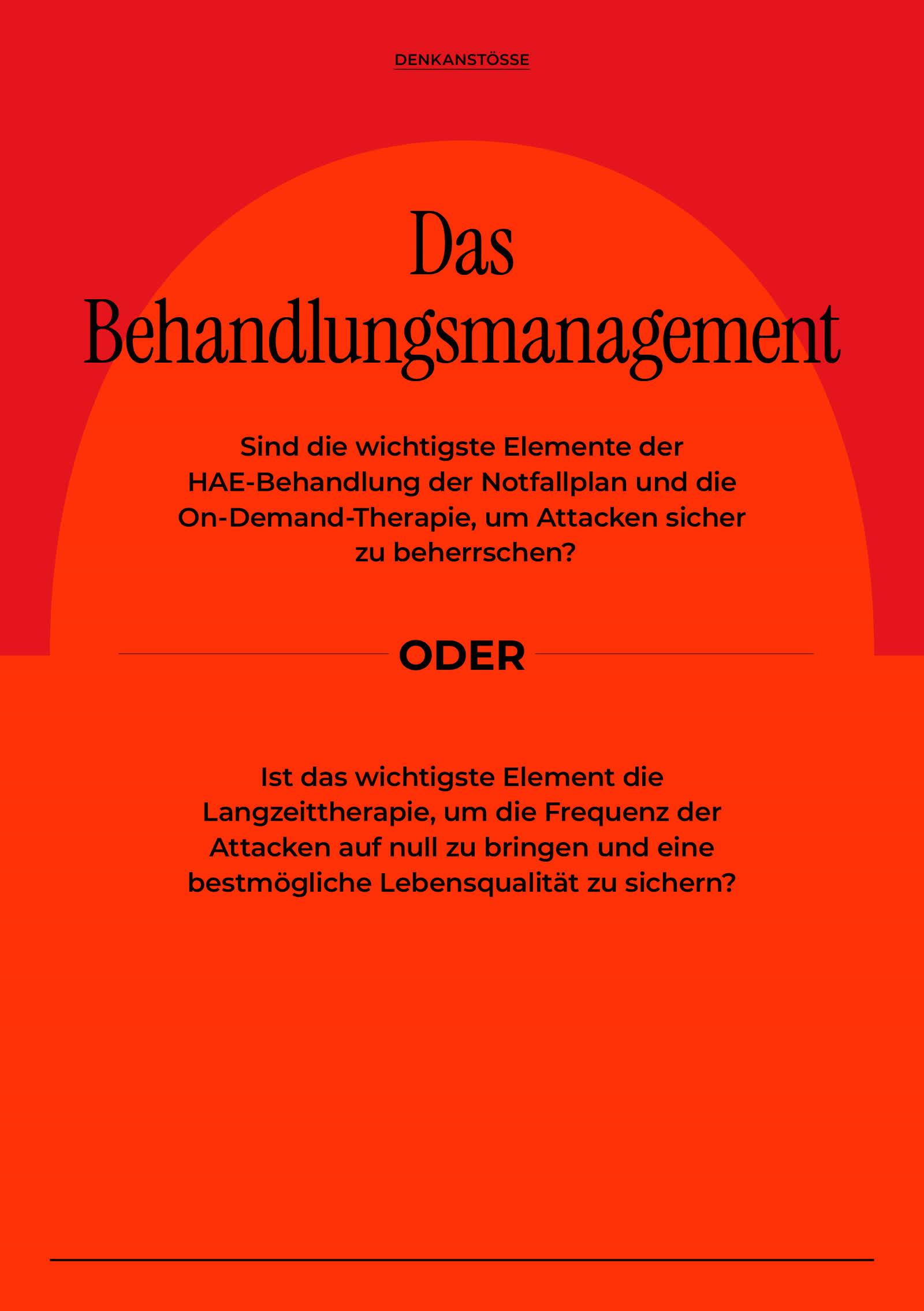 Dekanstösse zu HAE