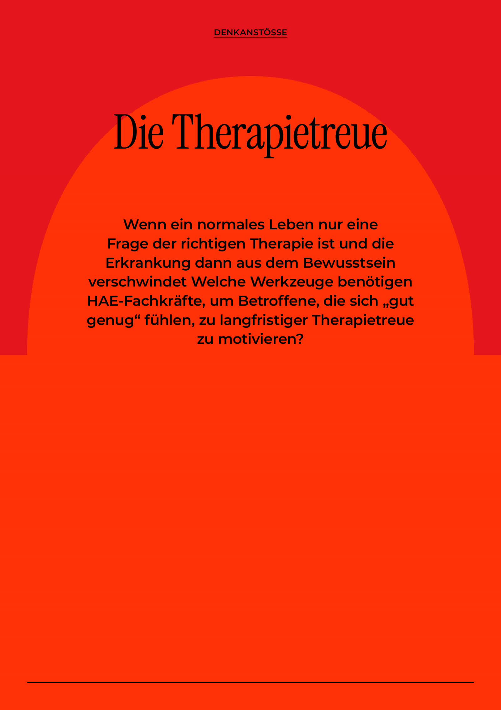 Dekanstösse zu HAE